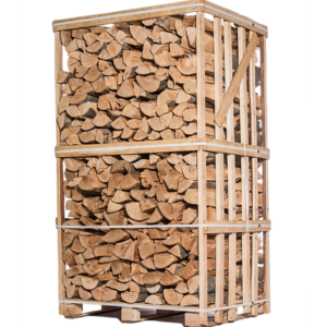 Bois de Chauffage Séchage Naturel - Bûches 45 cm - Mélange Bois Durs - Palette de 2 m³ (3.3 Stères)