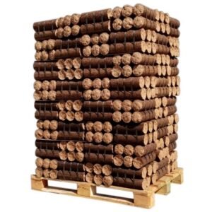 Bûches Densifiées de Jour - Feuillus & Résineux - Palette de 960 kg (96 Packs de 6)