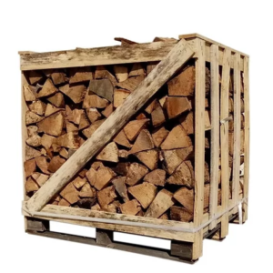 Bois de Chauffage Sec - Bûches 45 cm - Mélange Bois Durs - Palette de 1 m³ (1.3 Stères)