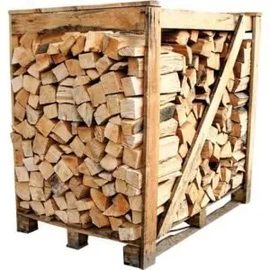 Bois de Chauffage Sec - Bûches 25 cm - Feuillus Durs - Palette de 1.2 m³ (1.6 Stères)